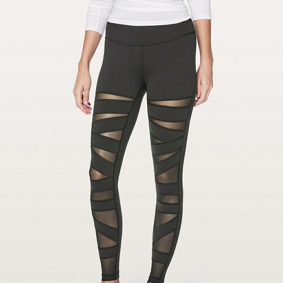 lululemon athletica Pants - Lululemon |Wunder Under (Hi-Rise) Tech Mesh size12